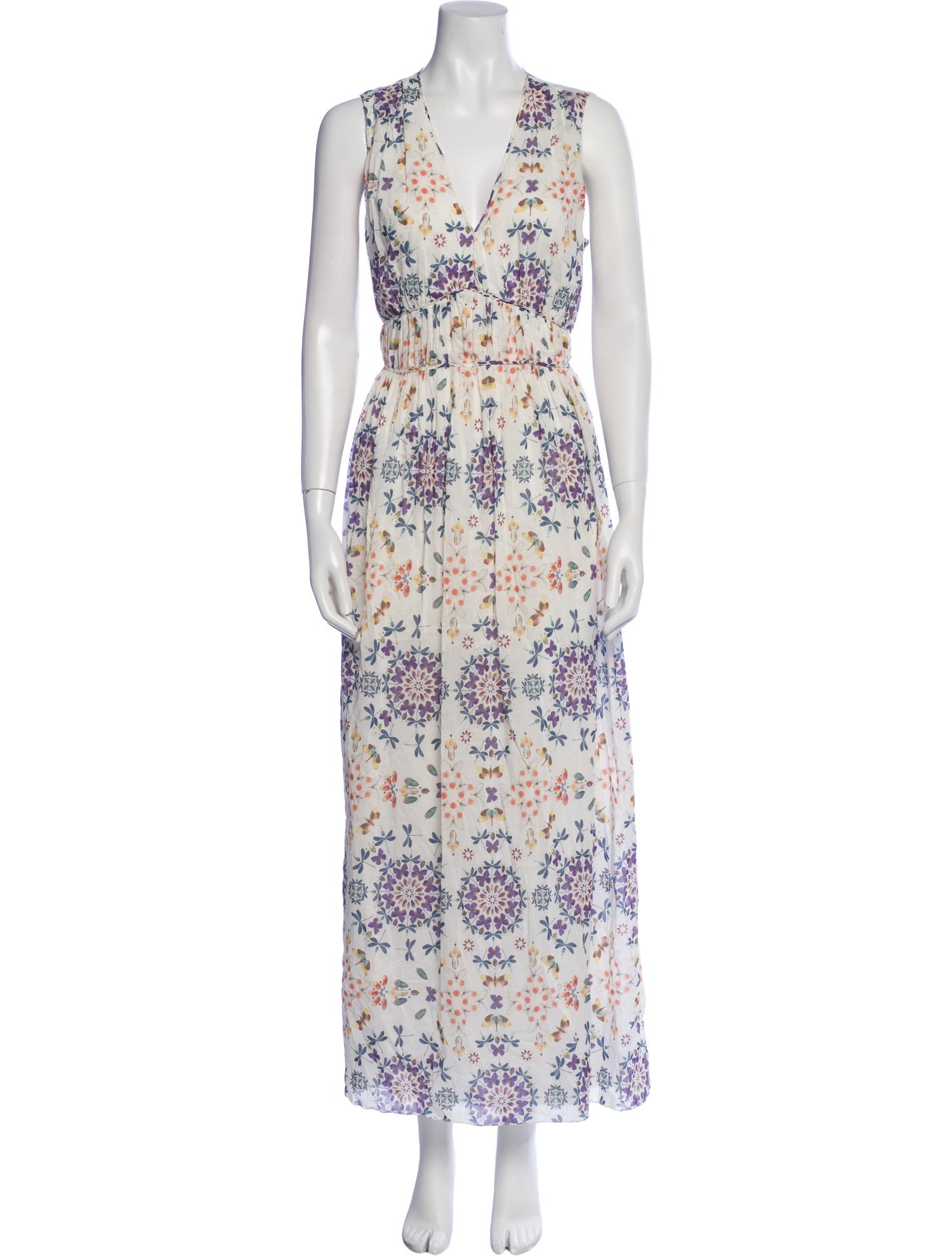 Giada Forte Floral Print Long Dress