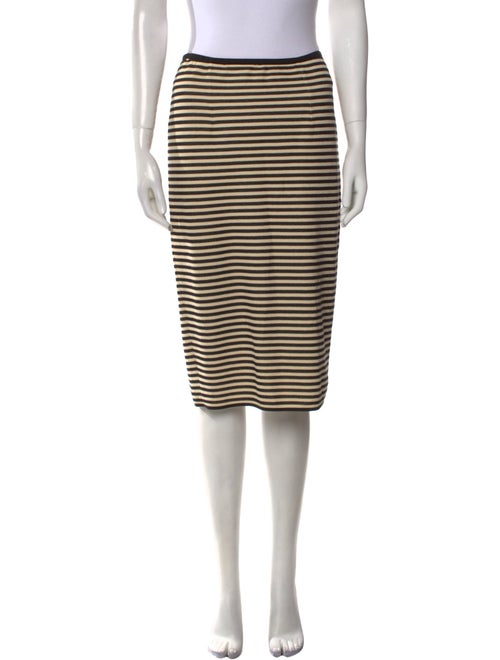 Giada Forte Striped Knee-Length Skirt