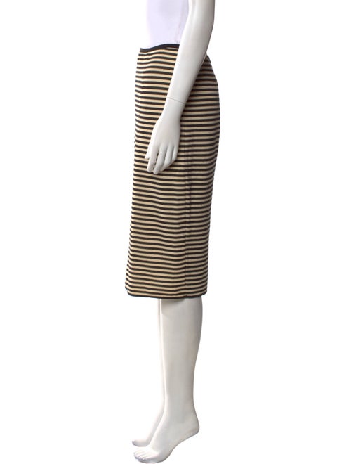 Giada Forte Striped Knee-Length Skirt