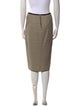 Giada Forte Striped Knee-Length Skirt