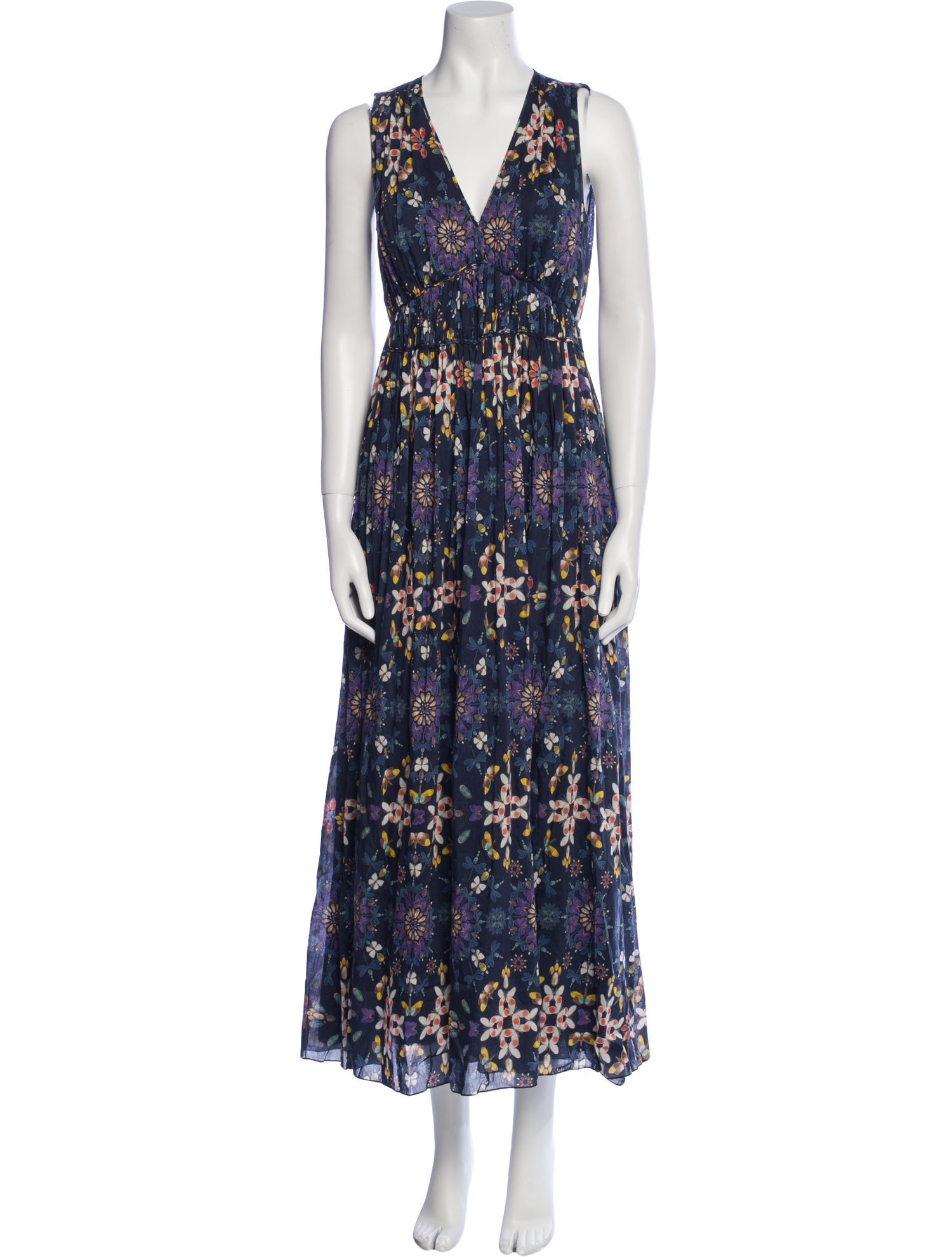 Giada Forte Floral Print Long Dress