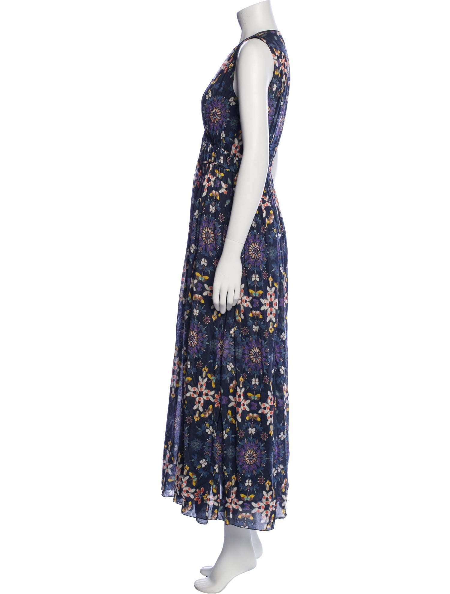 Giada Forte Floral Print Long Dress