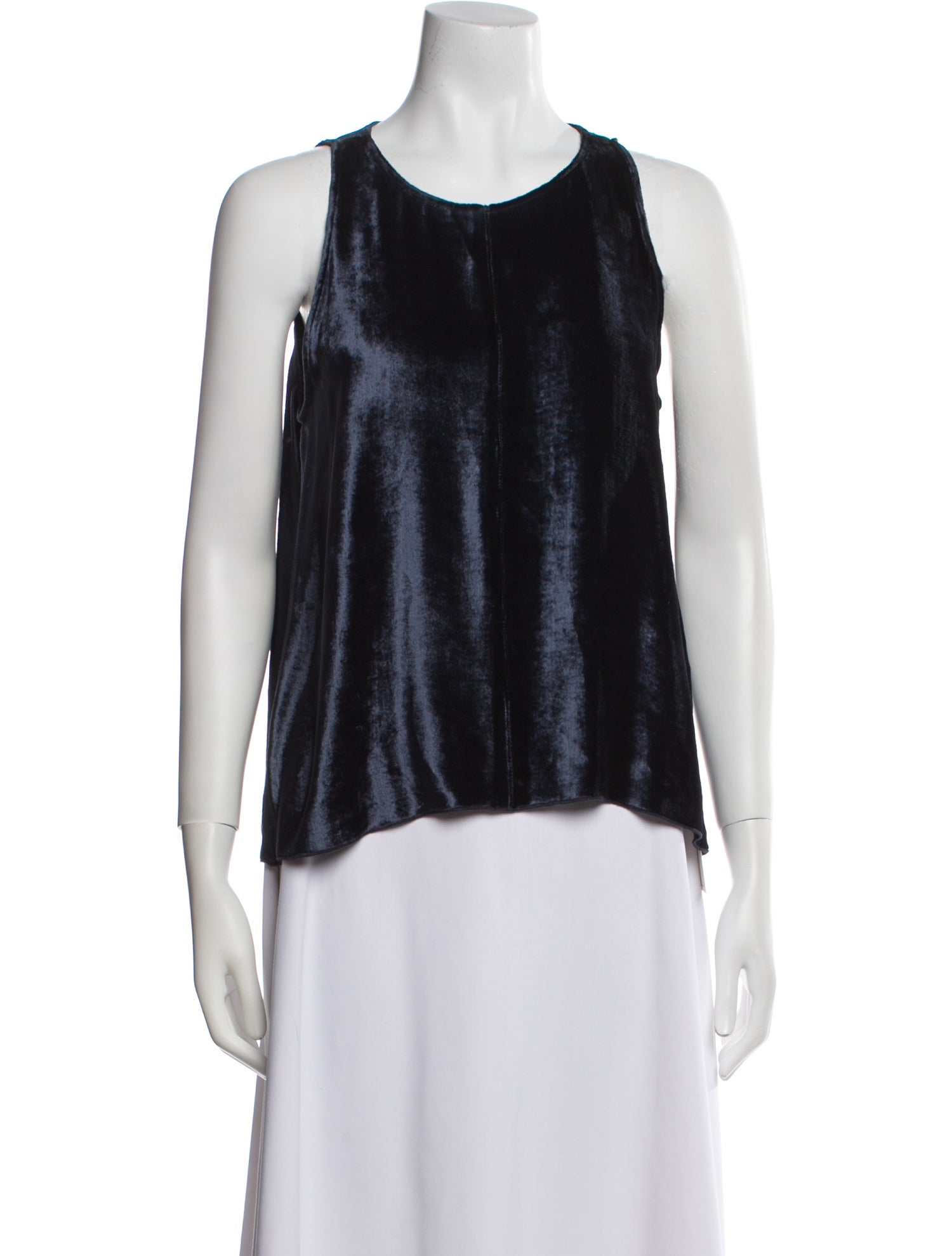 Giada Forte Scoop Neck Sleeveless Top