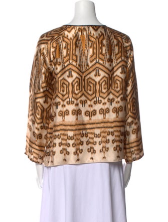 Giada Forte Silk Printed Blouse