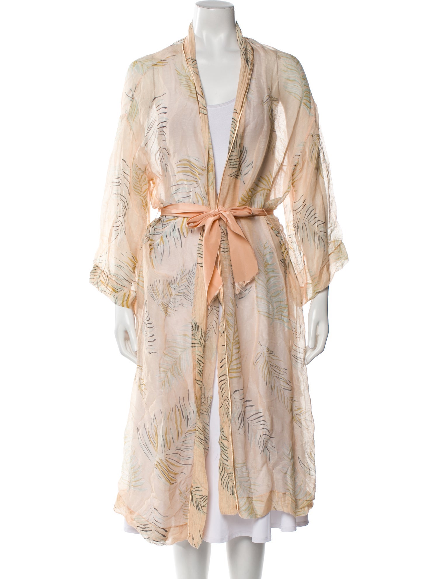 Giada Forte Linen Printed Robe