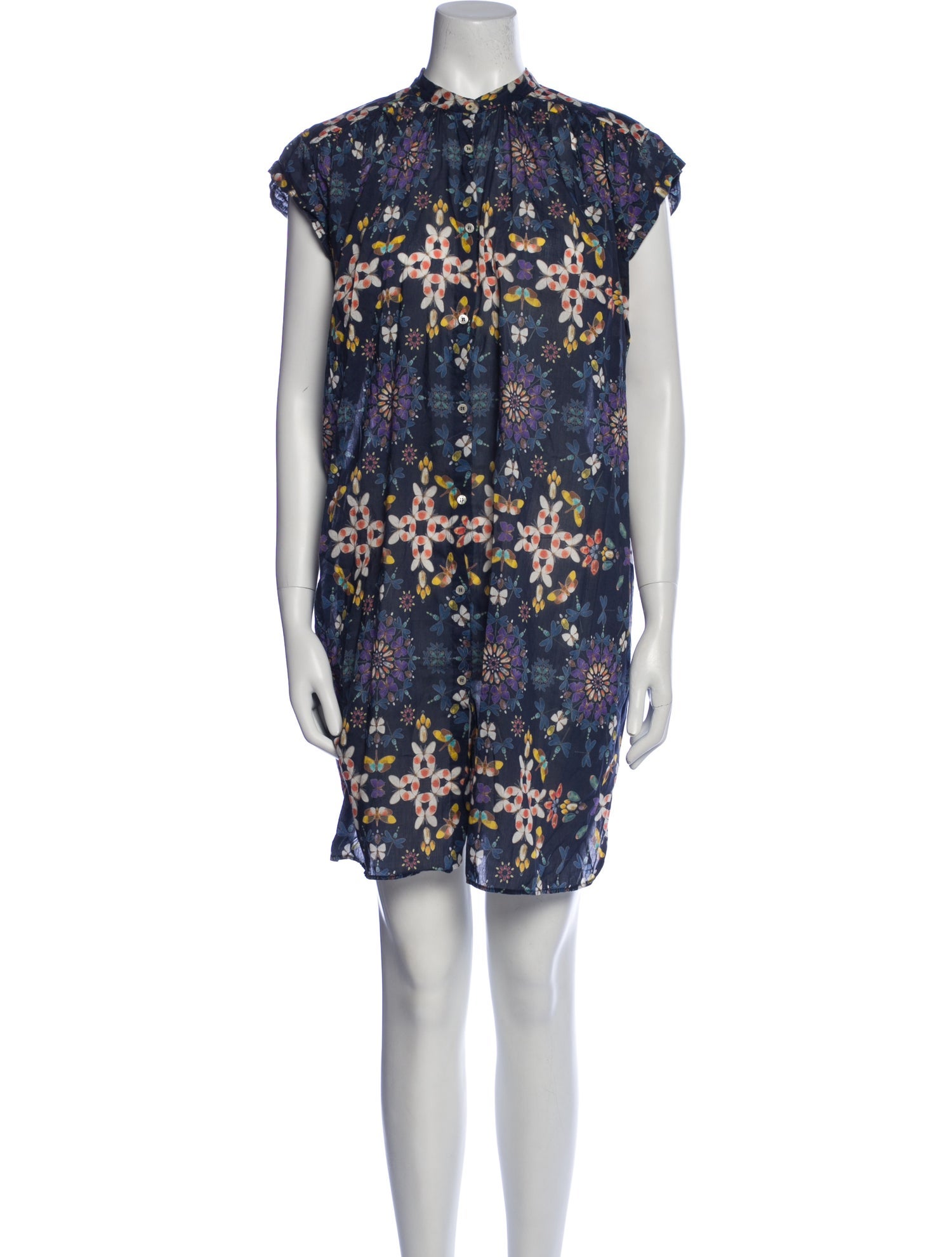 Giada Forte Floral Print Mini Dress