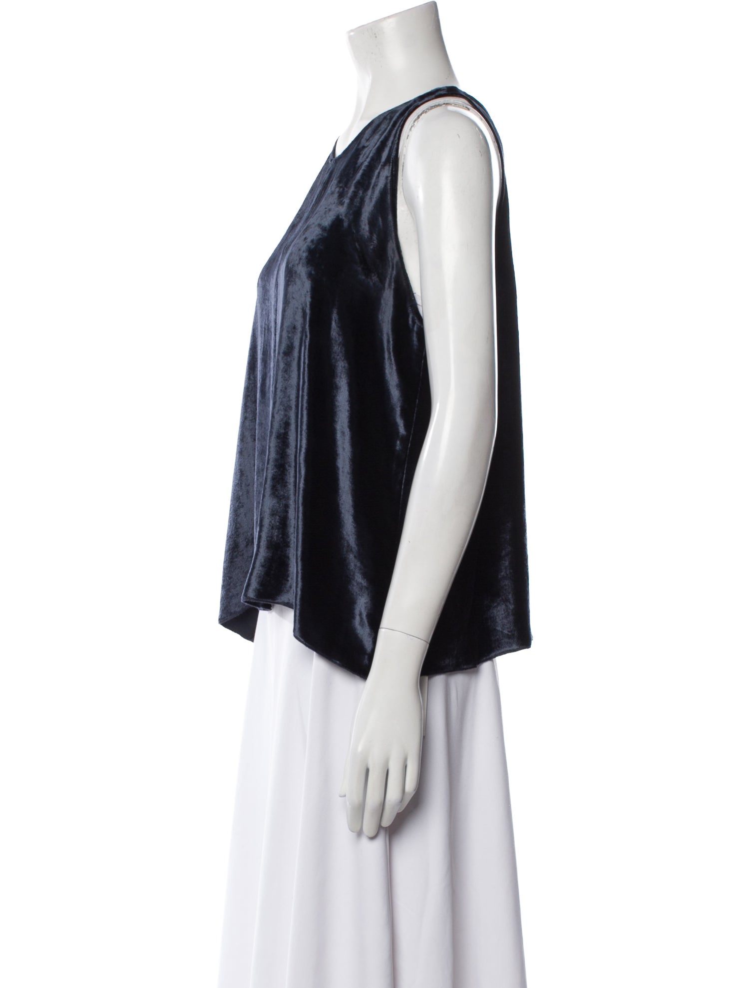 Giada Forte Scoop Neck Sleeveless Top