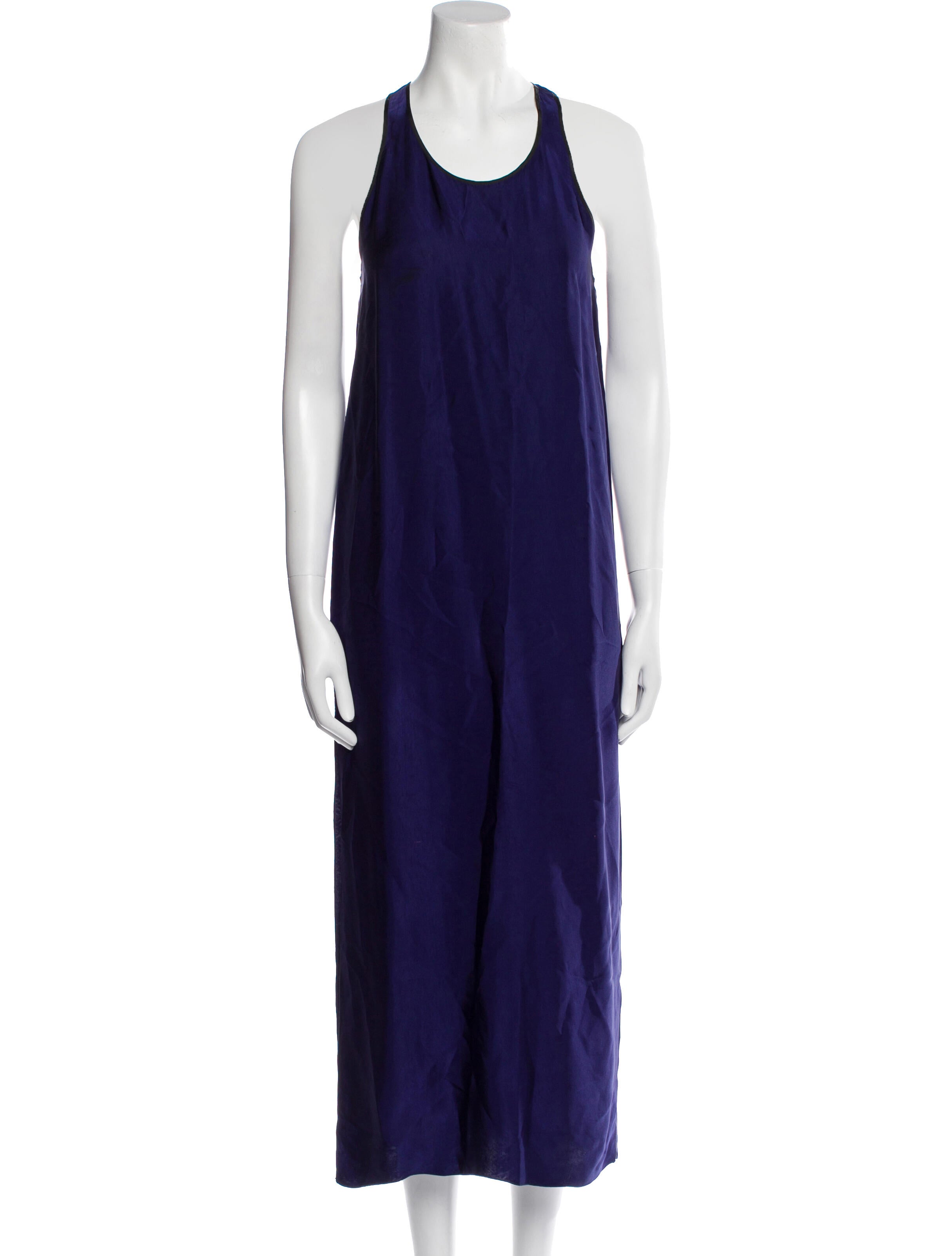 Giada Forte Scoop Neck Long Dress