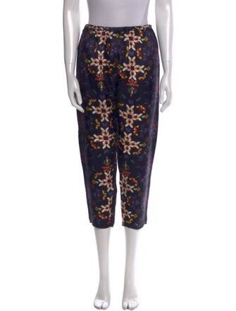 Giada Forte Printed Straight Leg Pants