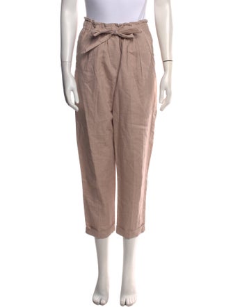 Giada Forte Linen Straight Leg Pants