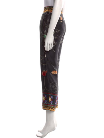 Giada Forte Silk Straight Leg Pants