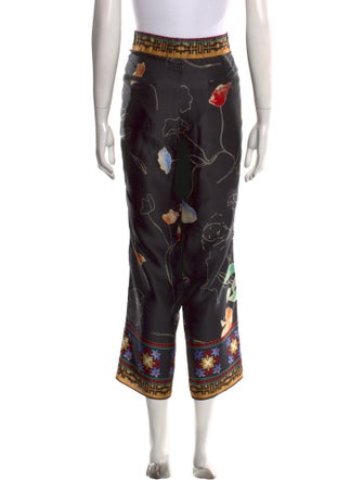 Giada Forte Silk Straight Leg Pants