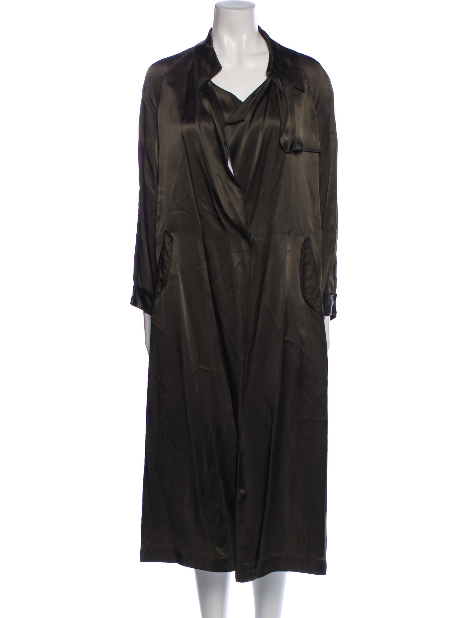 Giada Forte Satin Trench Coat