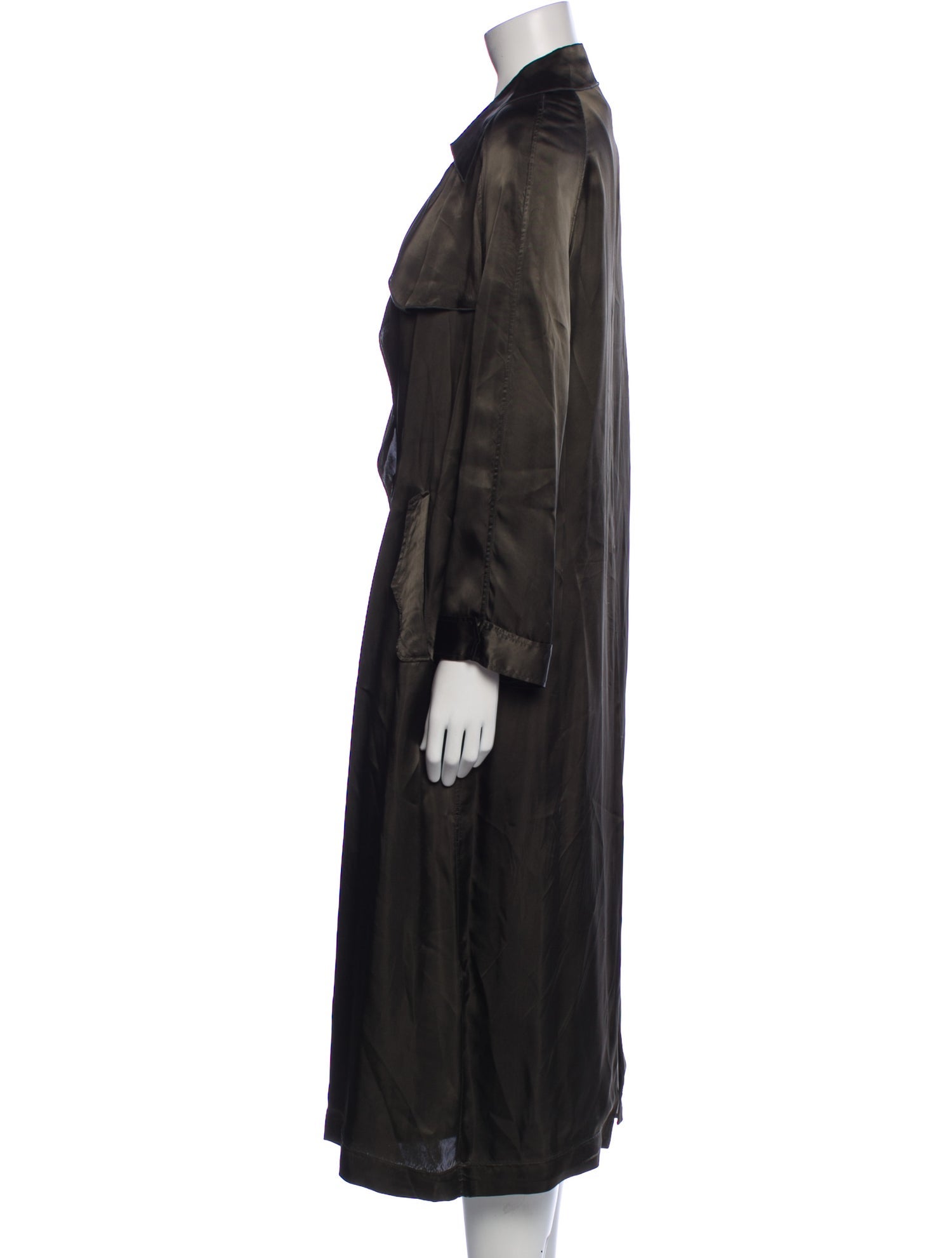 Giada Forte Satin Trench Coat