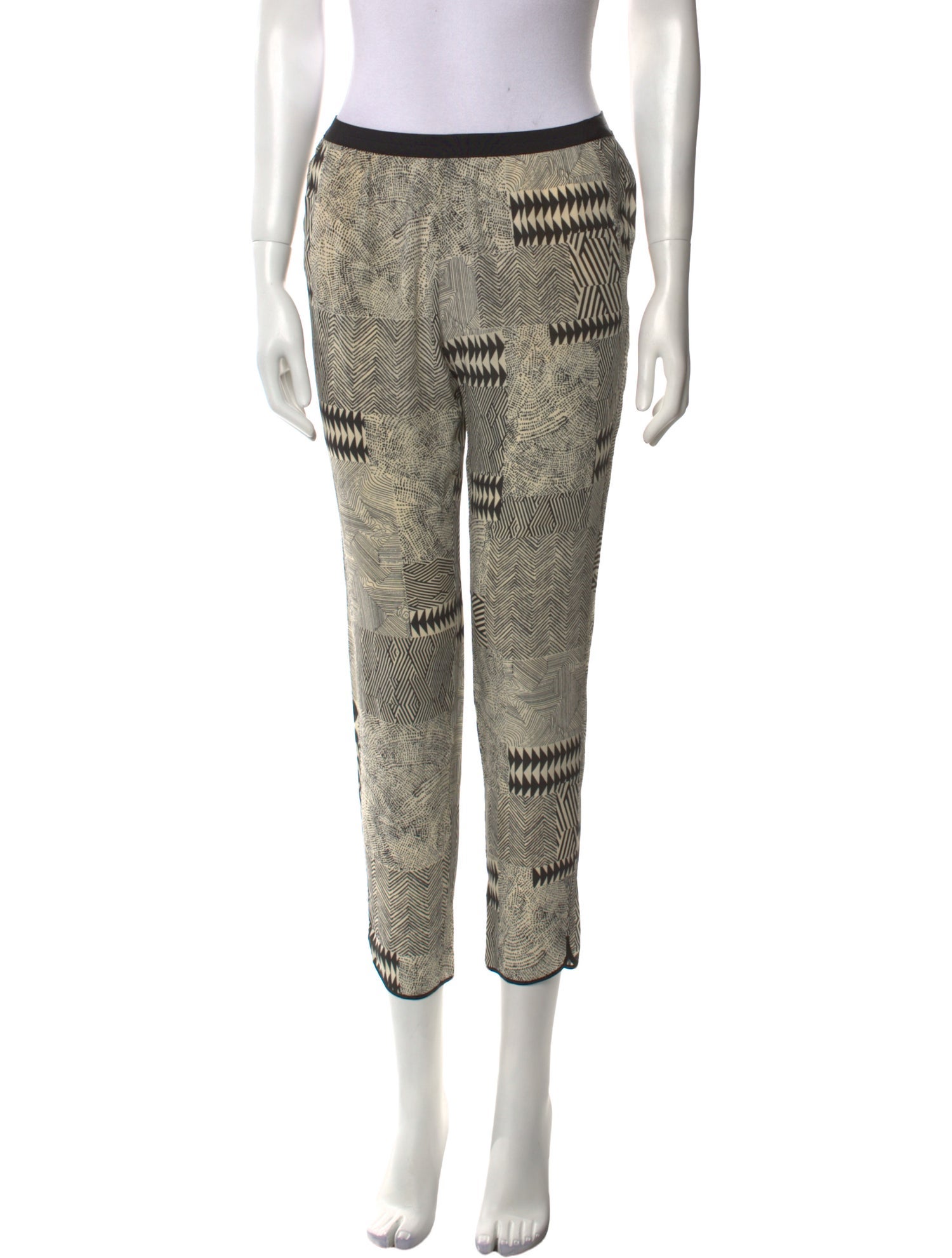 Giada Forte Silk Skinny Leg Pants