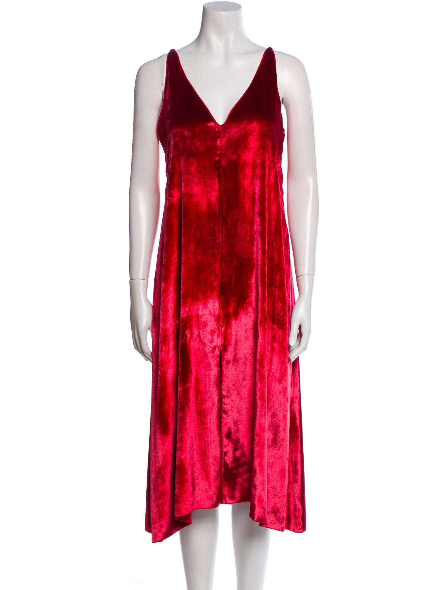 Giada Forte Velvet Midi Length Dress