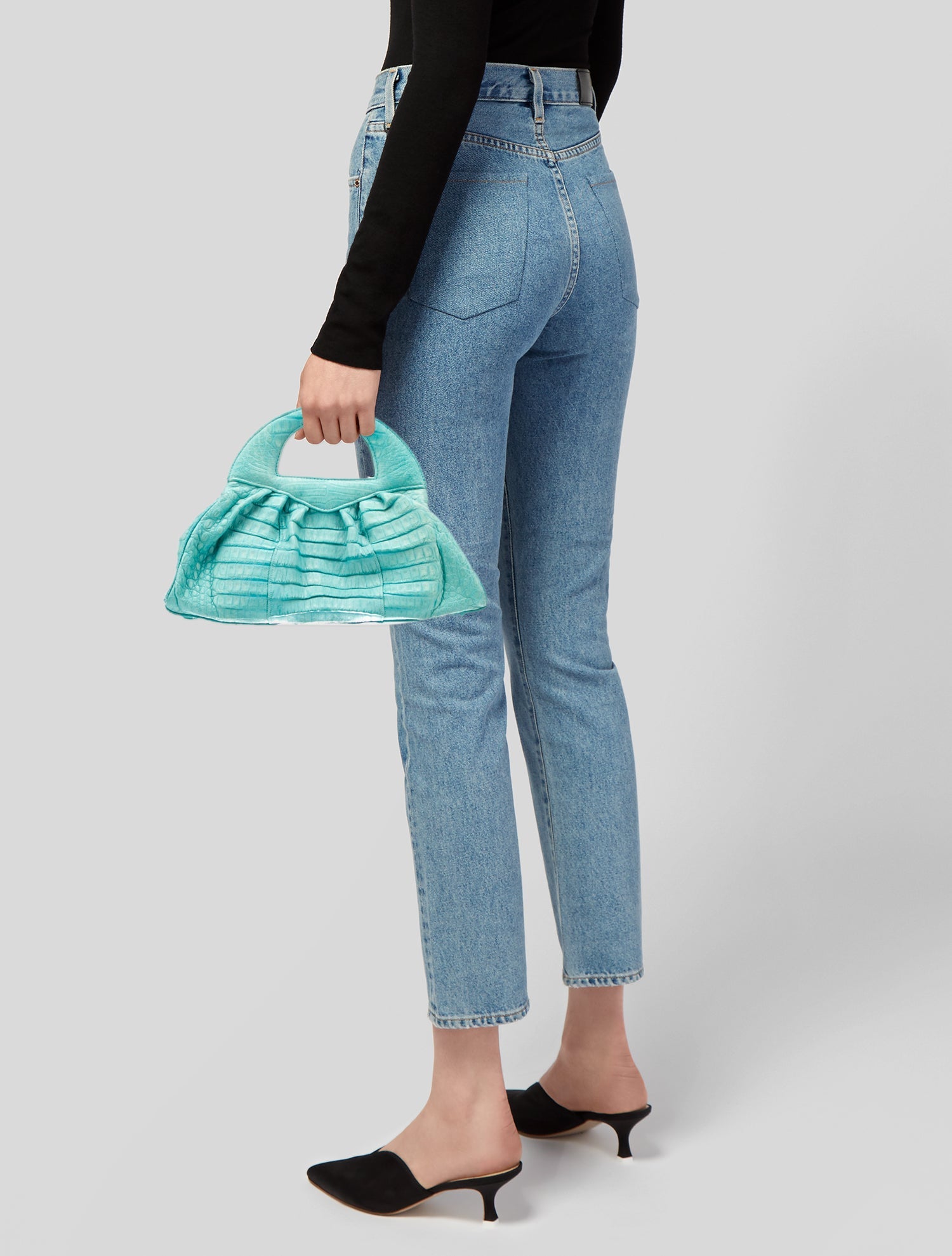 Fatto a Mano by Carlos Falchi Leather Top Handle Bag