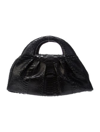 Fatto a Mano by Carlos Falchi Python Top Handle Bag
