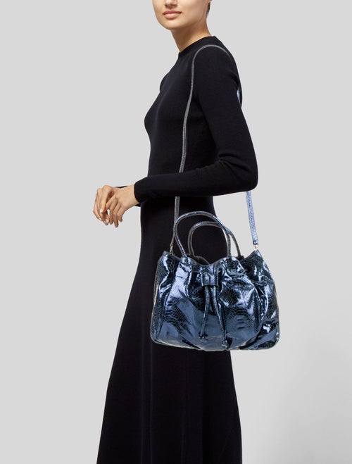 Fatto a Mano by Carlos Falchi Nylon Top Handle Bag