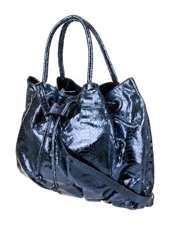 Fatto a Mano by Carlos Falchi Nylon Top Handle Bag