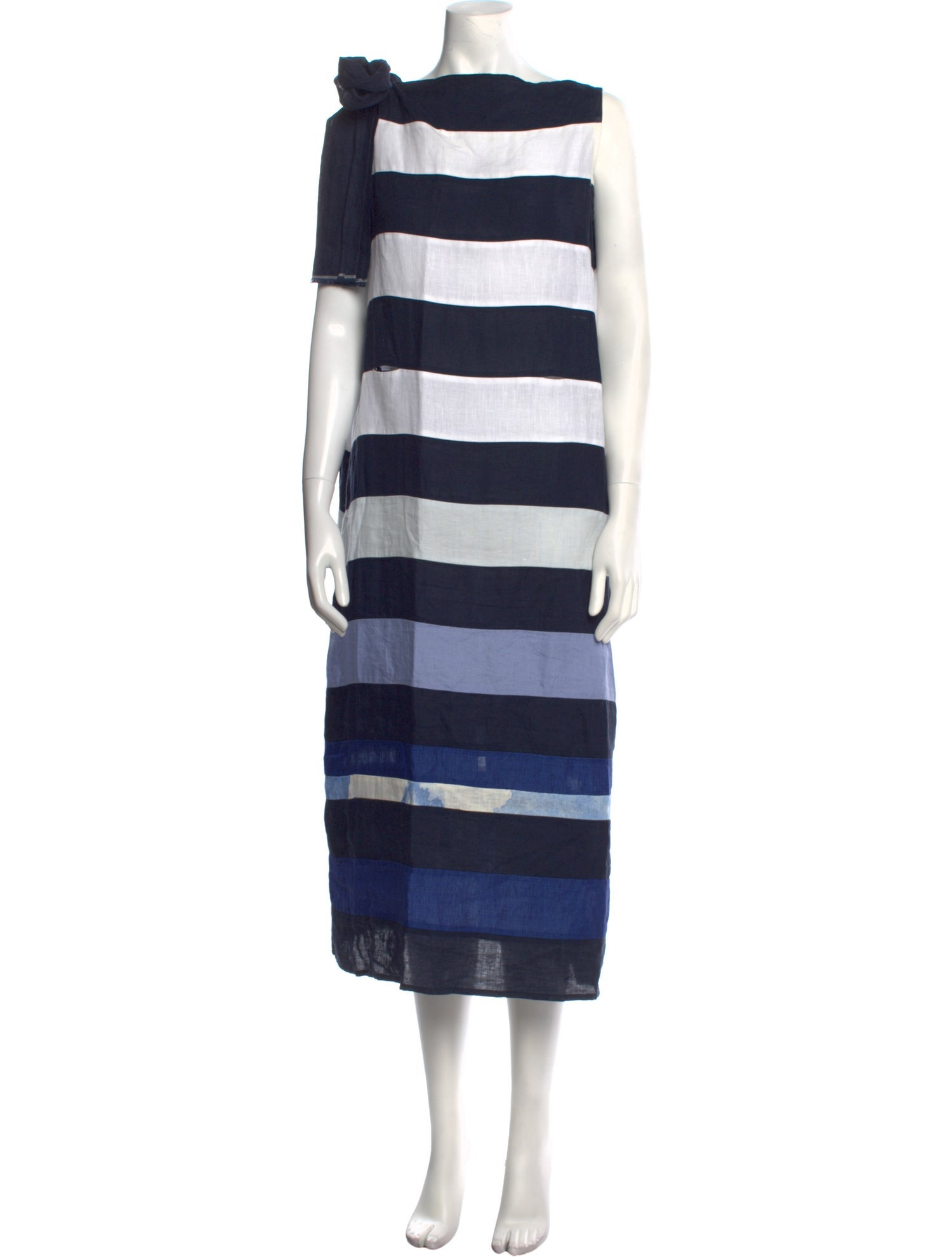 Fatto a Mano by Carlos Falchi Striped Long Dress