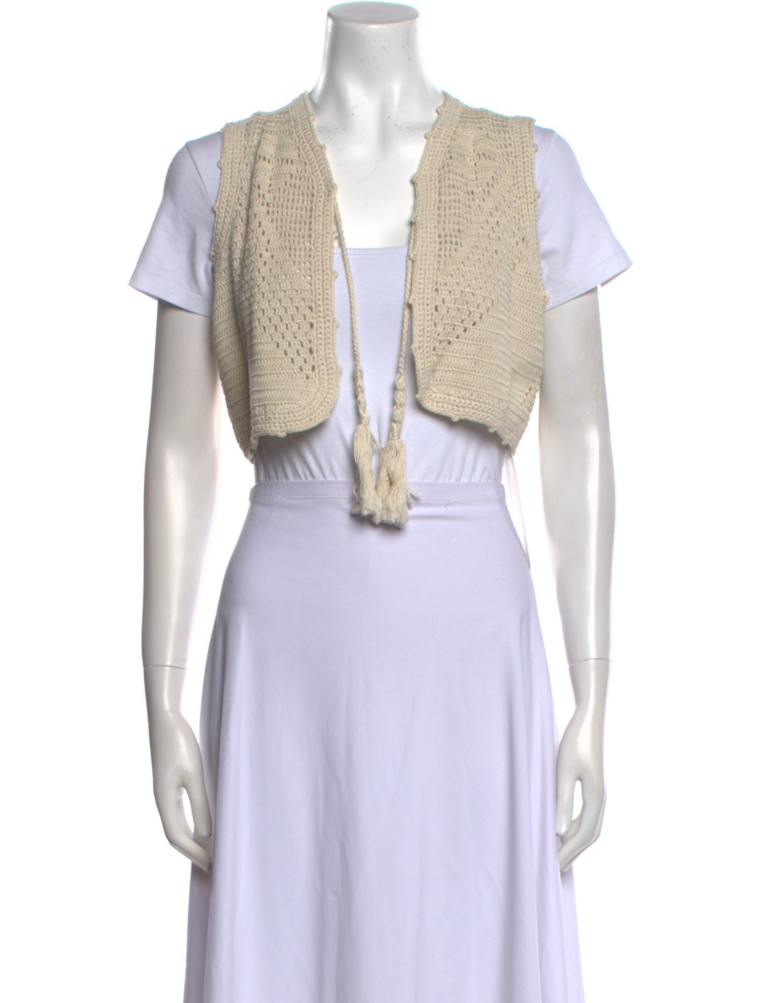 Fatto a Mano by Carlos Falchi Open Front Sweater