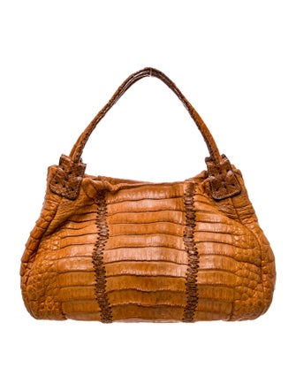 Fatto a Mano by Carlos Falchi Leather Top Handle Bag