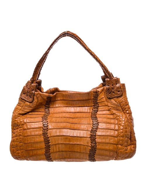 Fatto a Mano by Carlos Falchi Leather Top Handle Bag