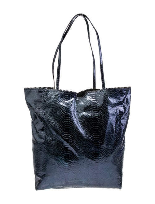 Fatto a Mano by Carlos Falchi Embossed Leather Tote