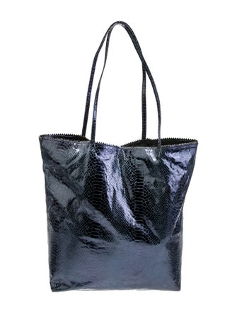 Fatto a Mano by Carlos Falchi Embossed Leather Tote