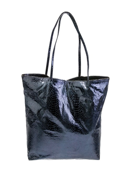 Fatto a Mano by Carlos Falchi Embossed Leather Tote