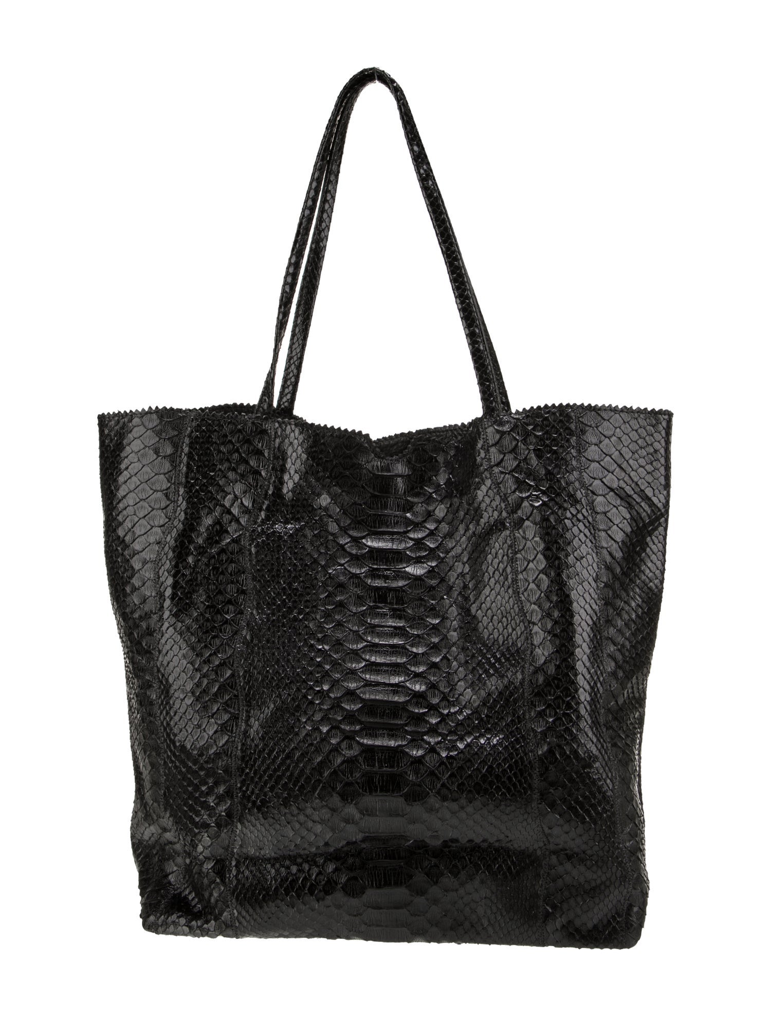 Fatto a Mano by Carlos Falchi Python Tote w/ Tags