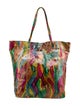Fatto a Mano by Carlos Falchi Embossed Leather Tote