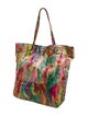 Fatto a Mano by Carlos Falchi Embossed Leather Tote