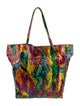 Fatto a Mano by Carlos Falchi Embossed Leather Tote