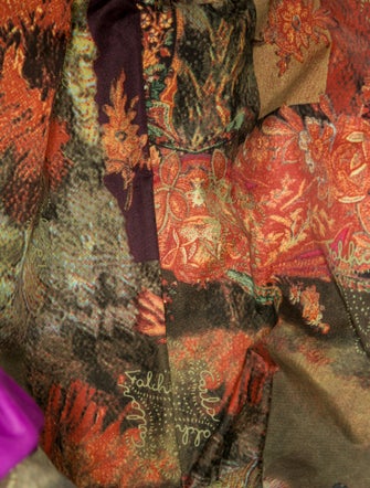 Fatto a Mano by Carlos Falchi Embossed Leather Tote