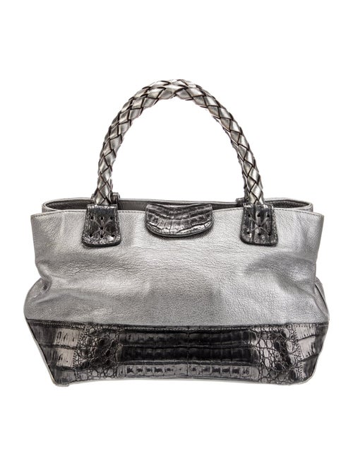 Fatto a Mano by Carlos Falchi Leather Top Handle Bag