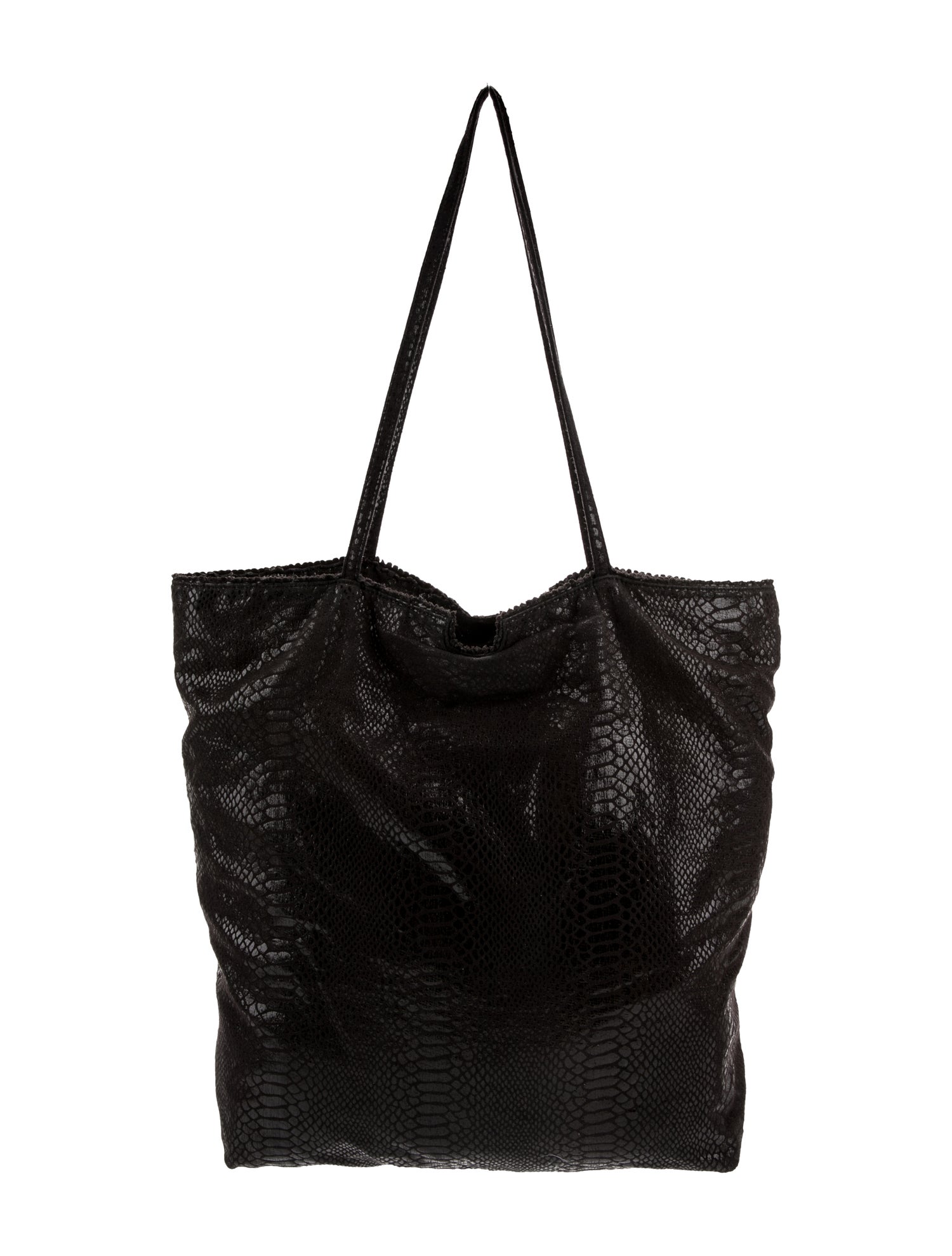 Fatto a Mano by Carlos Falchi Embossed Leather Tote