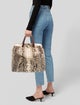 Fatto a Mano by Carlos Falchi Python Top Handle Bag