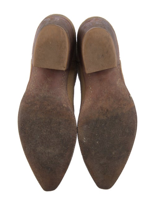 FALCONHEAD Suede Embroidered Accent Western Boots