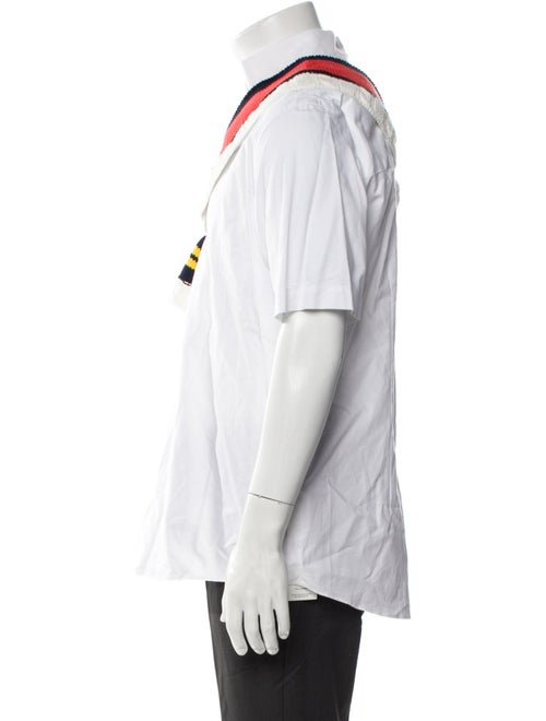 Facetasm Striped Short Sleeve Shirt