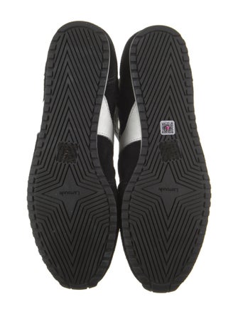 Larroude x Jonathan Cohen Colorblock Pattern Lace-Up Boots