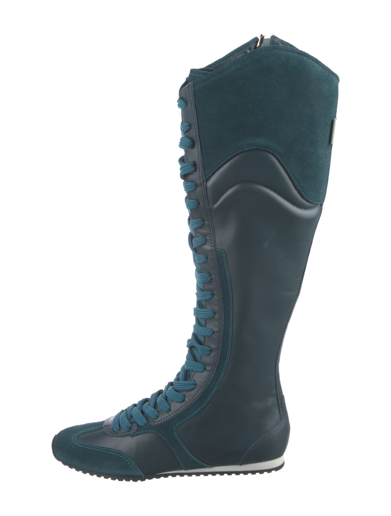 Larroude x Jonathan Cohen Leather Lace-Up Boots w/ Tags