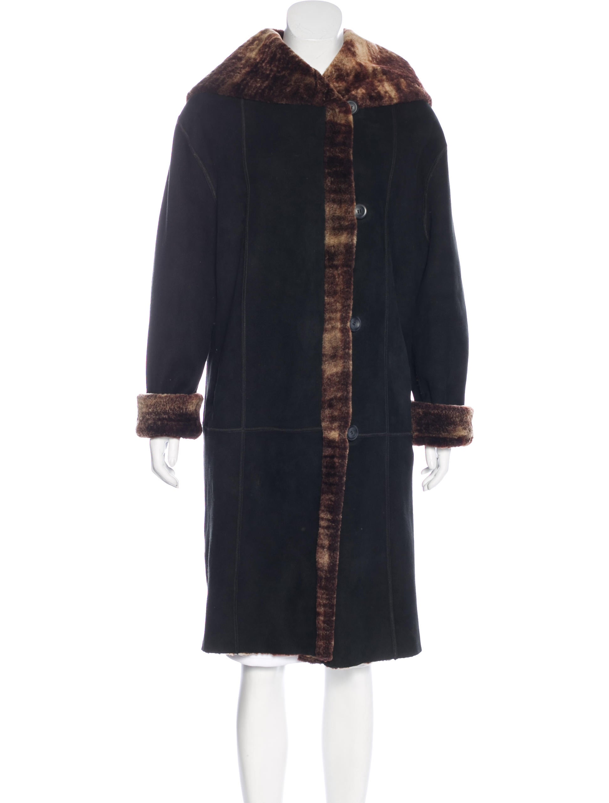 Fantazia by Hana K Shearling Hooded Coat
