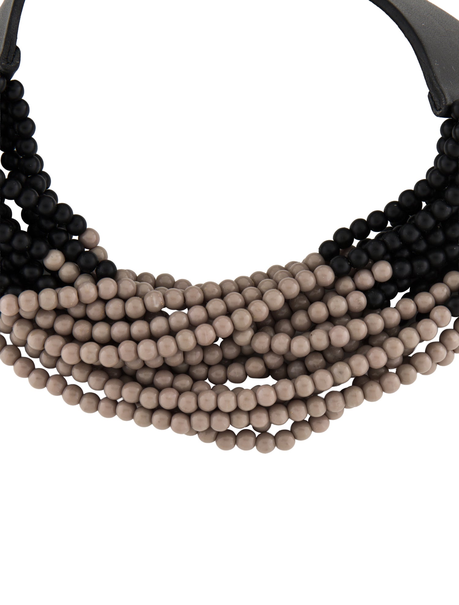 Faire Child Leather Beaded Multistrand Necklace