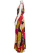 Fabiana Ferri Printed Long Dress
