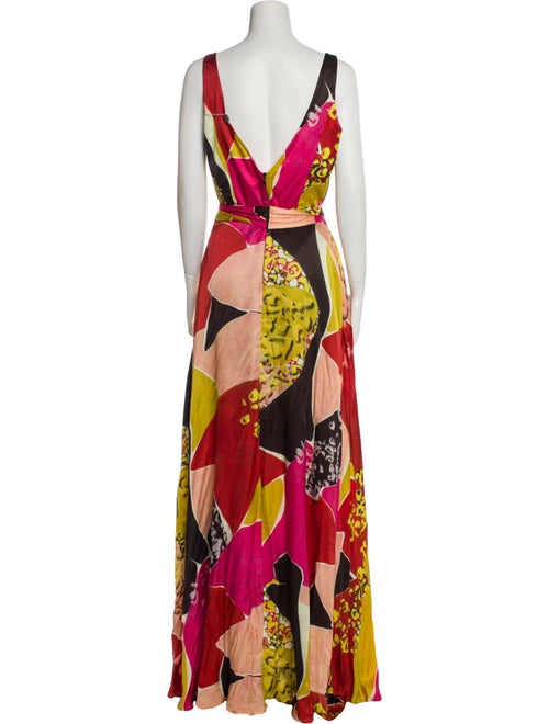 Fabiana Ferri Printed Long Dress