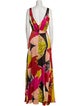 Fabiana Ferri Printed Long Dress