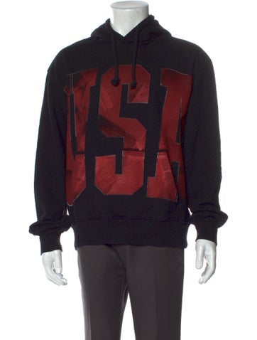 424 on Fairfax Sweatshirts & Hoodies Graphic Print Crew Neck Hoodie S