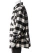 424 on Fairfax Plaid Print Trucker Jacket